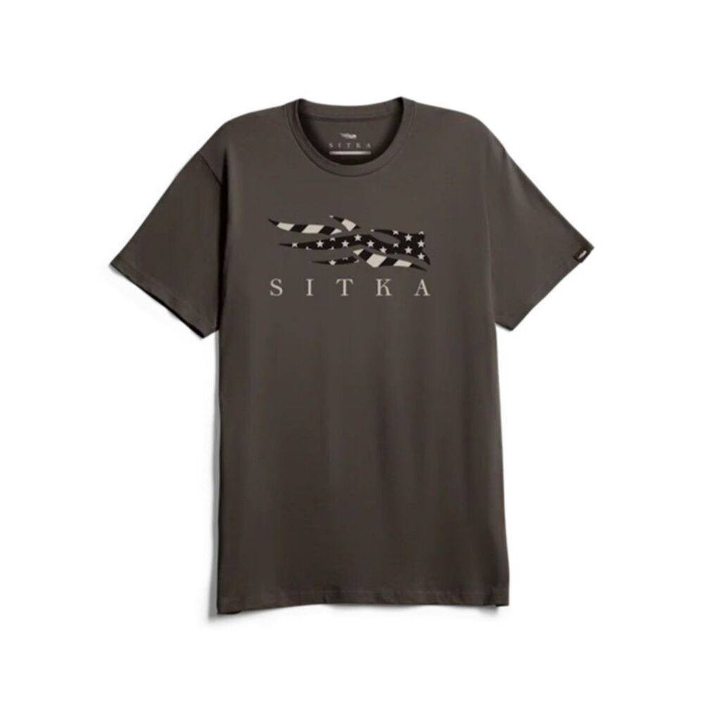 Sitka Men’s Icon Flag Tee Earth Men’s Size Small NWT Brown T-Shirt
